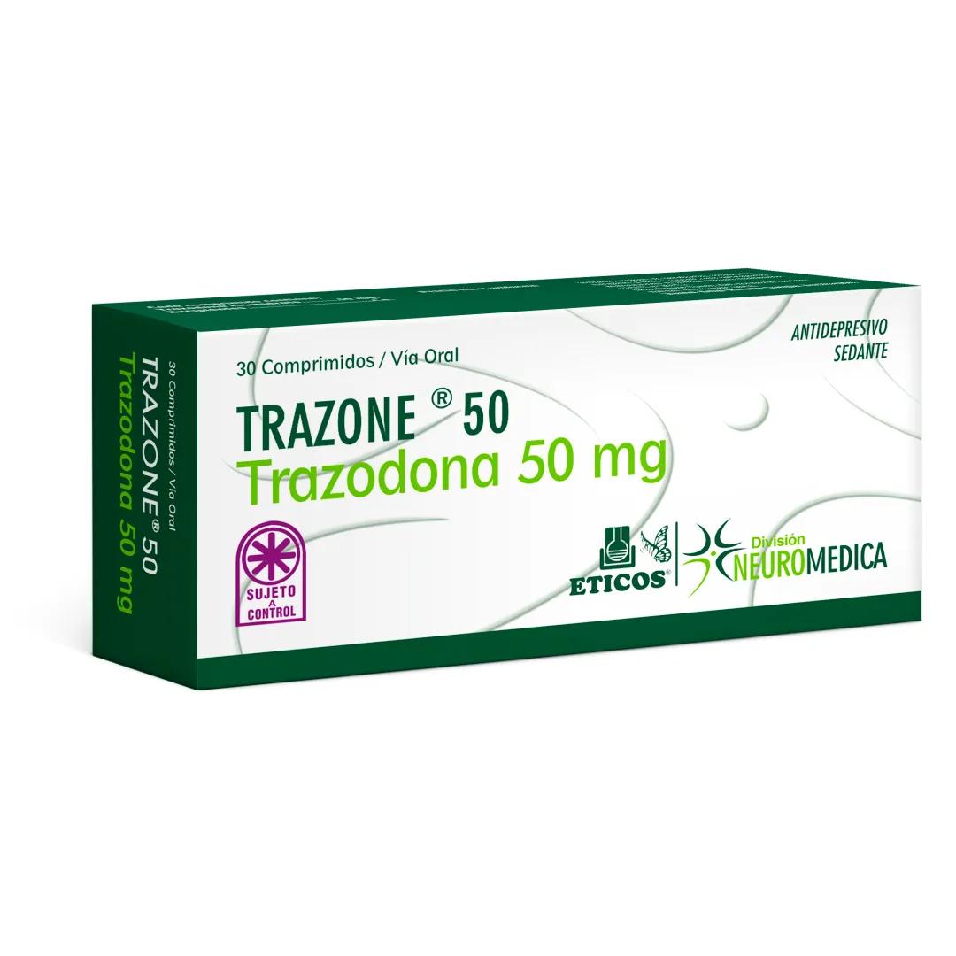 Trazone Trazodona 50 mg - Cont. 30 Comprimidos