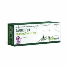 Zapinox Olanzapina 10 mg - Cont. 30 Comprimidos de Desintegración Oral