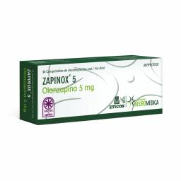 Zapinox Olanzapina 5 mg - Cont. 30 Comprimidos de Desintegración Oral