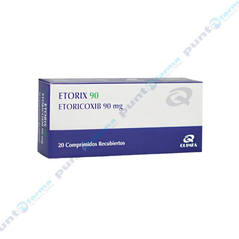 Etorix Etoricoxib 90 mg - Caja de 20 comprimidos recubiertos