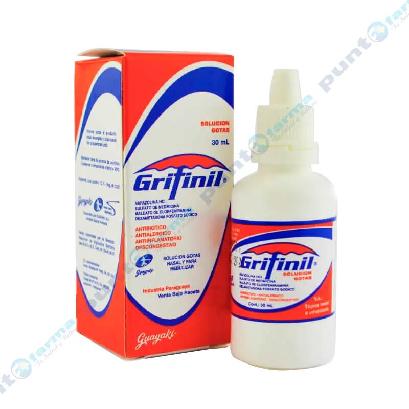 Grifinil Nafazolina HCI Solución Gotas Nasal - 30 mL