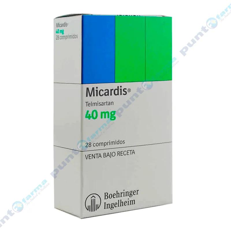 Micardis Telmisartan 40mg - Caja de 28 comprimidos