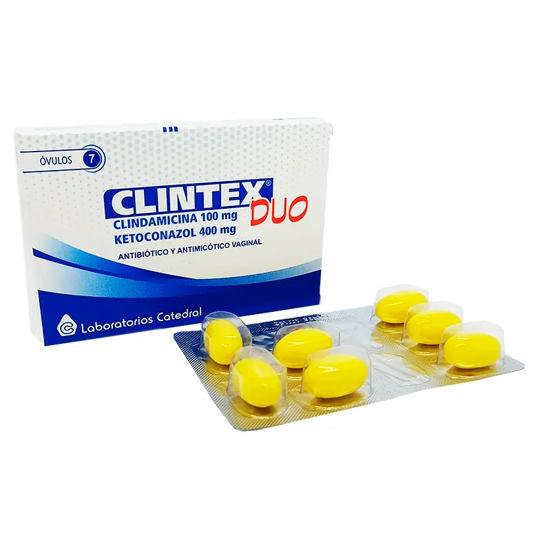 Clintex Duo - Caja de 7 ovulos vaginales
