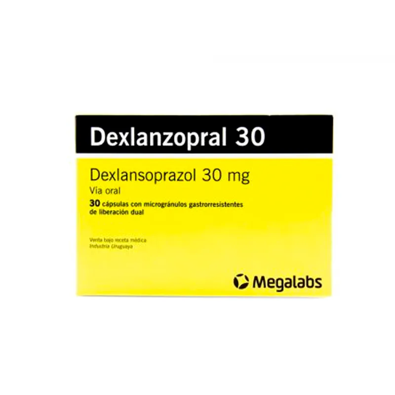 Dexlanzopral 30 Dexlansoprazol 30 mg - Caja de 30 Capsulas