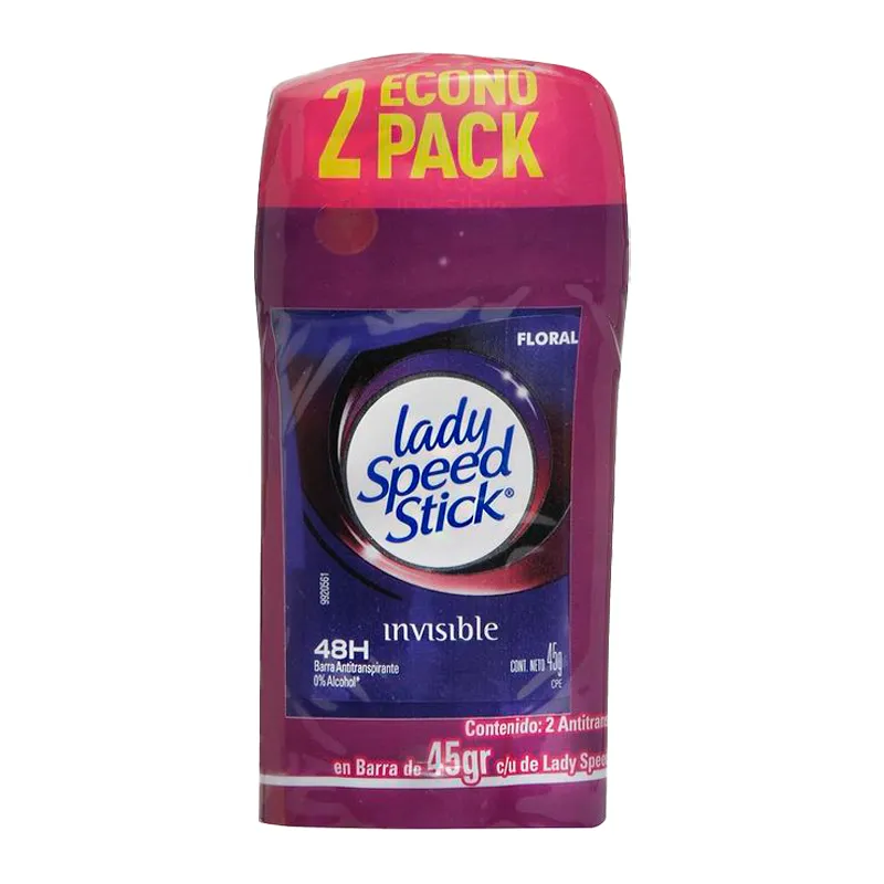 2 Pack Antitranspirantes Floral Lady Speed Stick