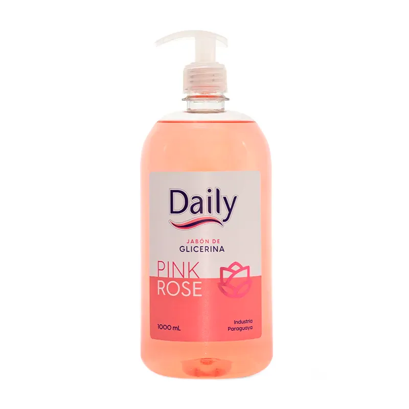 Jabon de Glicerina Pink Rose Daily - 1000 mL.