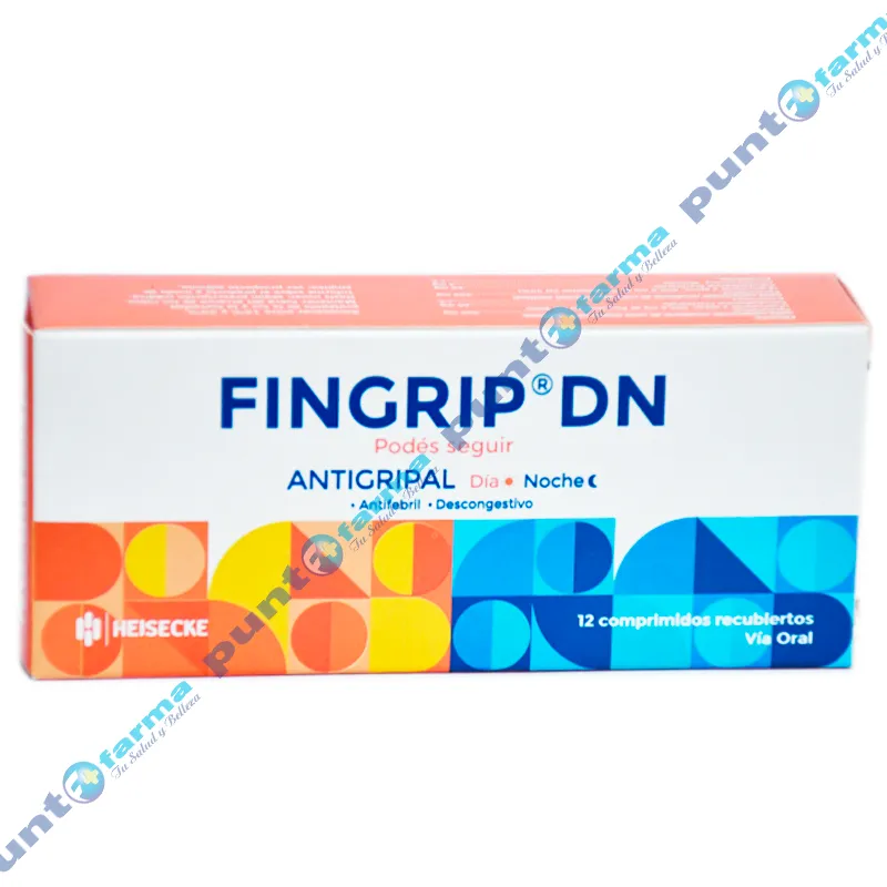 Fingrip DN - Caja de 12 comprimidos recubiertos