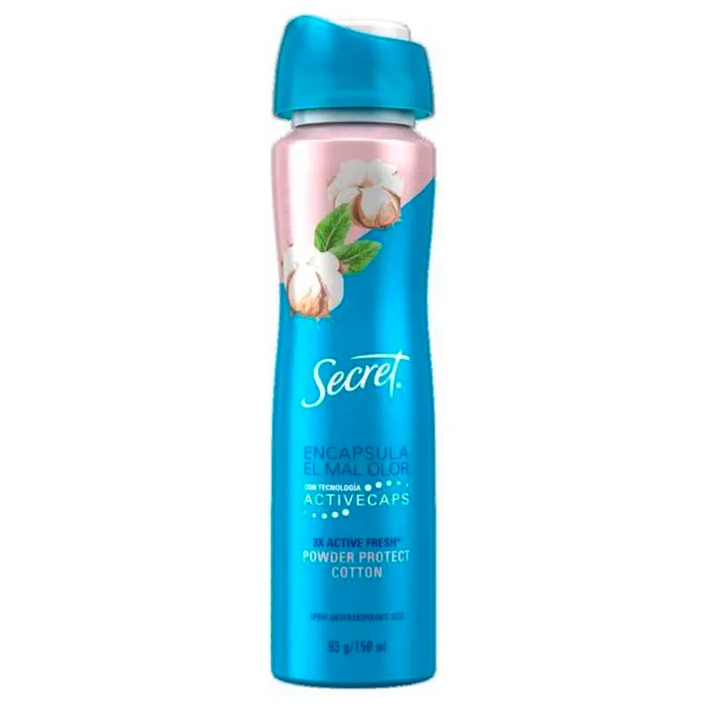 Antitranspirante en Aerosol Secret Powder Protect   - 150mL