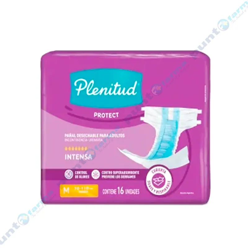 Pañal Desechable para Adultos Protec Plenitud - Cont. 16 unidades