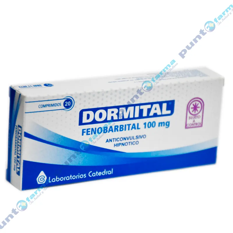 Dormital Fenobarbital 100 mg - Cont. 20 Comprimidos