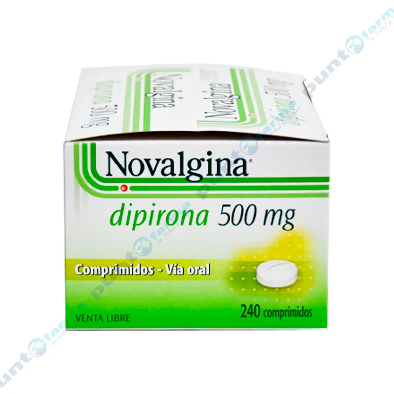 Novalgina Dipirona 500 Mg - Caja De 240 Comprimidos | Punto Farma