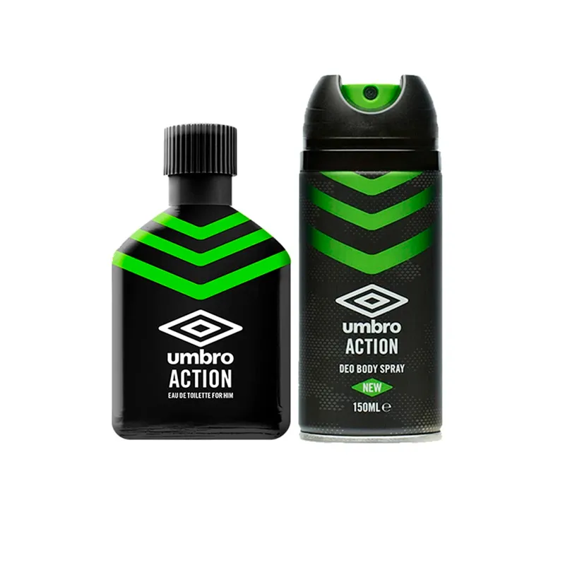 Eau de Toilette Umbro Action 100mL + Desodorante 150mL