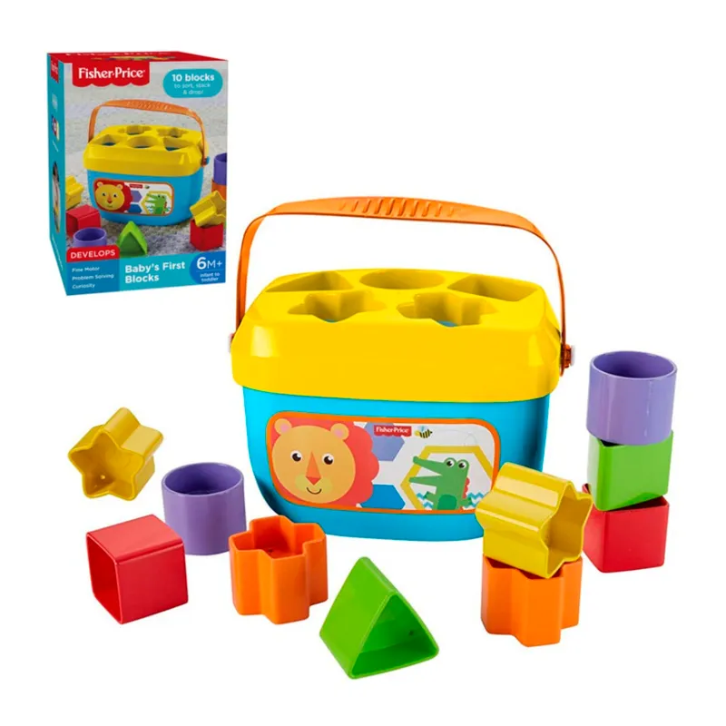 Caja con Bloques de formas geométricas Fisher Price