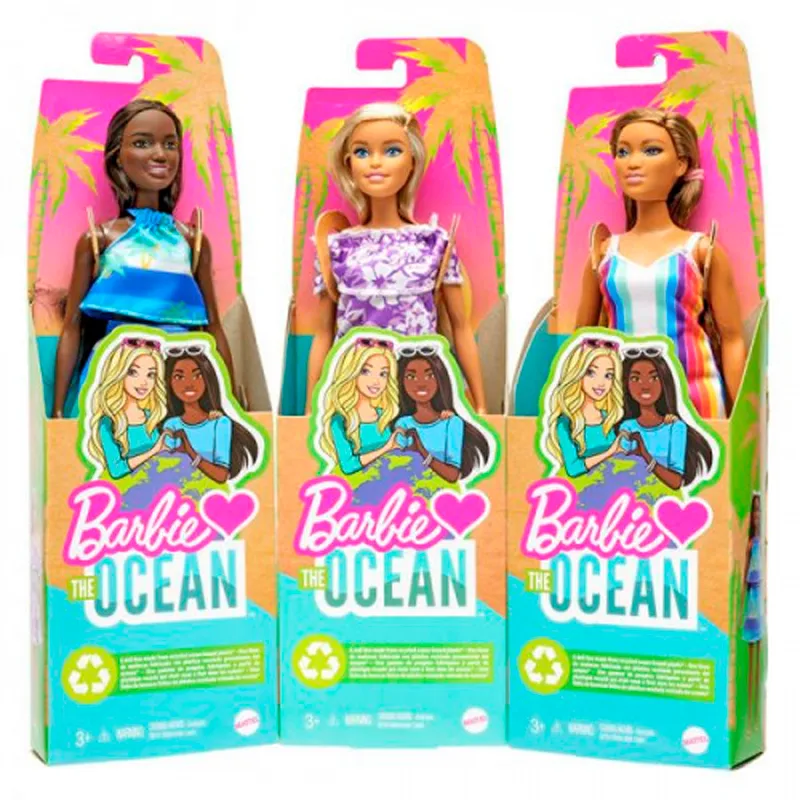 Muñeca Malibu Barbie Ocean Flores