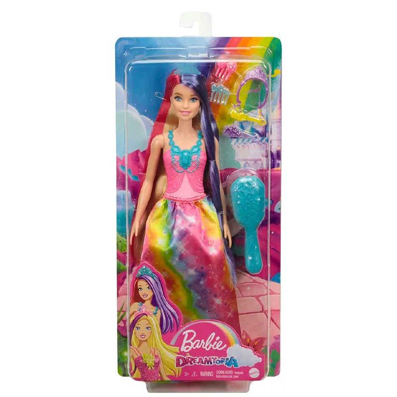 Muñeca Princesa Barbie Peinados Fantasticos Vestidos
