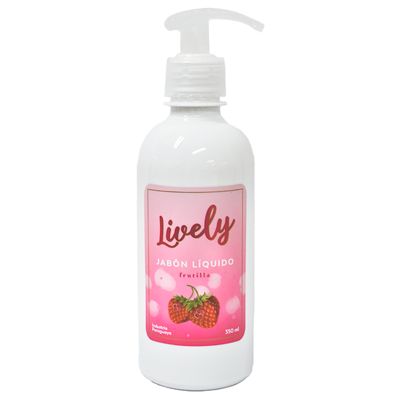 Jabón Liquido Para Manos Lively Frutilla 350 Ml Punto Farma 6241