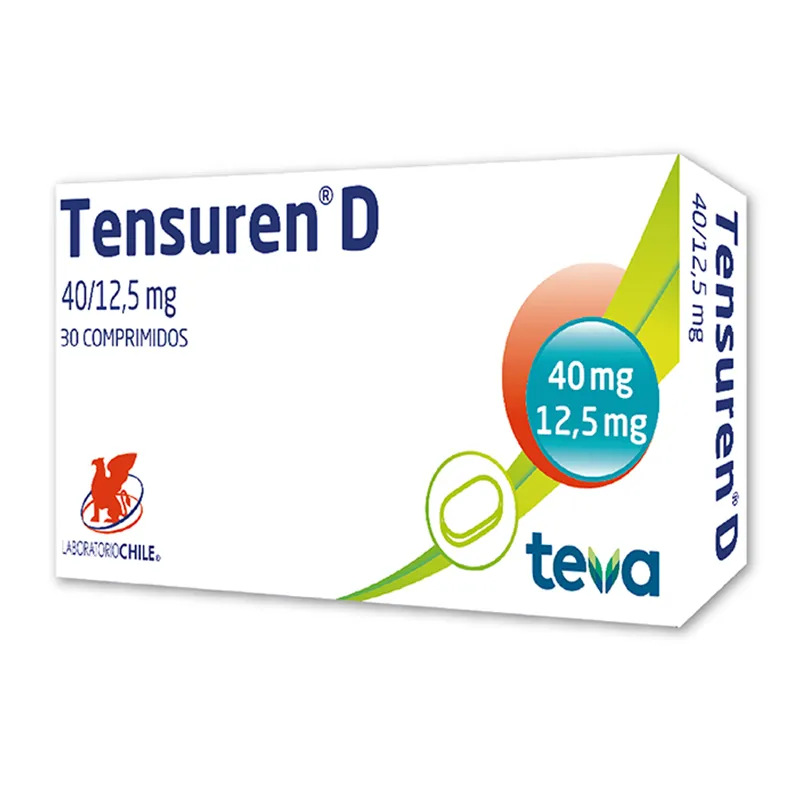 Tensuren D 40/12.5 mg - 30 Comprimidos