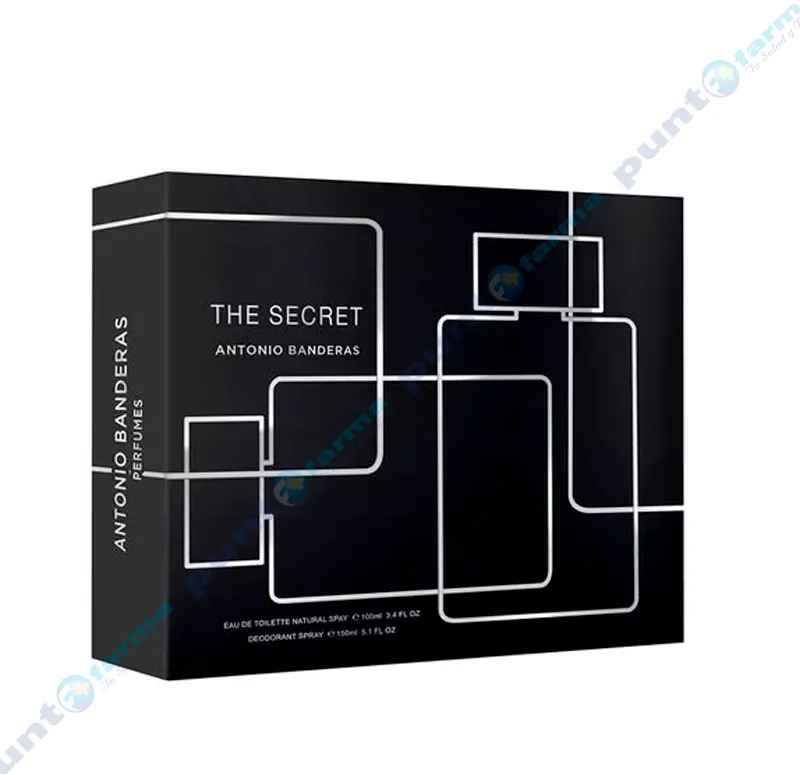 Set Antonio Banderas The Secret  Eau de Toilette + Desodorante Spray