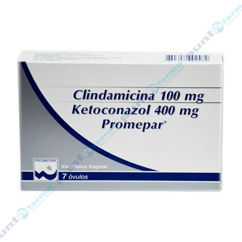 Clindamicina 100 mg Ketoconazol 400 mg Promepar - Cont. 7 Ovulos