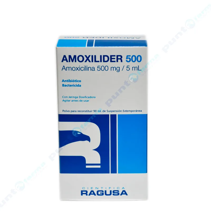 Amoxilider Amoxicilina 500 mg - Polvo para Reconstruir 90 ml