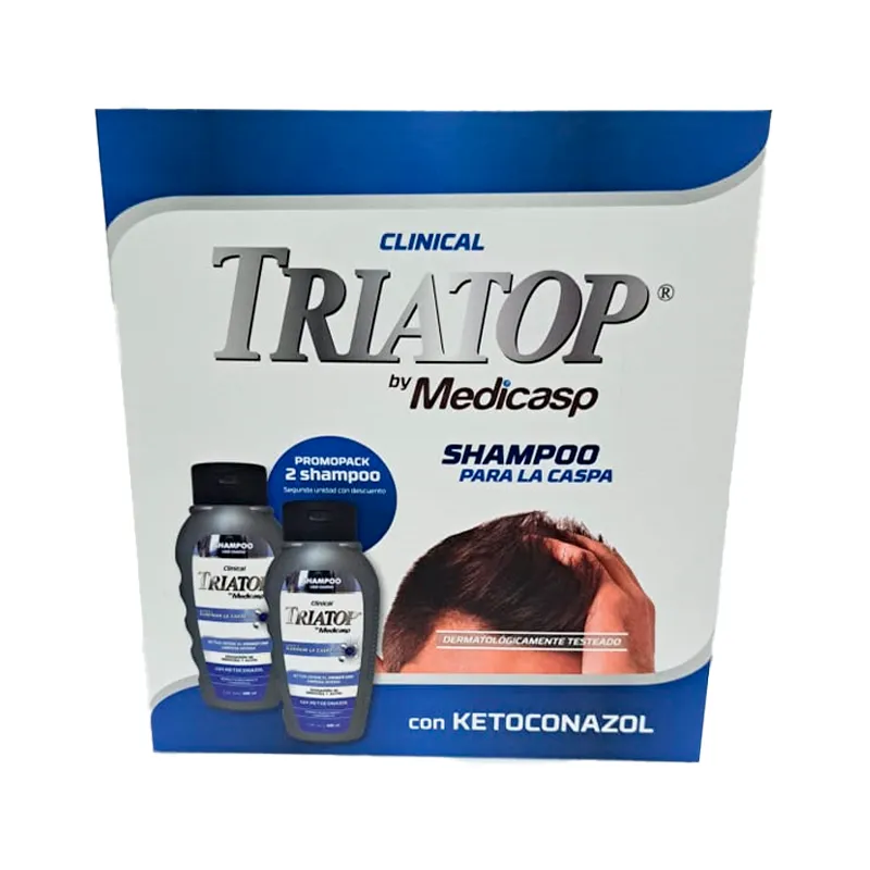 Shampoo para la caspa Clinical Triatop by Medicasp con Ketoconazol