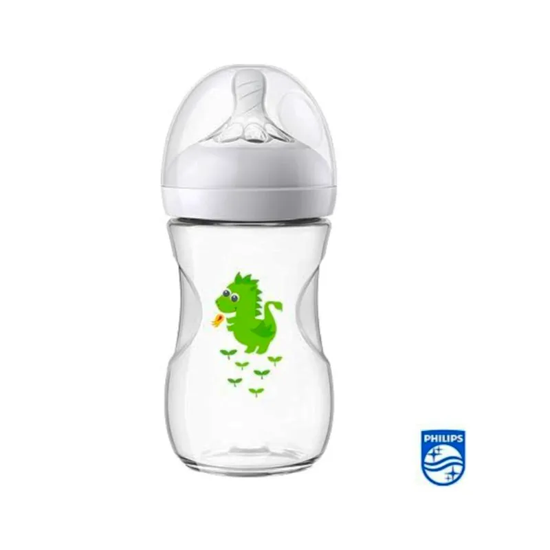 Biberon Natural Diseño de Dragon Tetina Ultrasuave Avent - 260ml