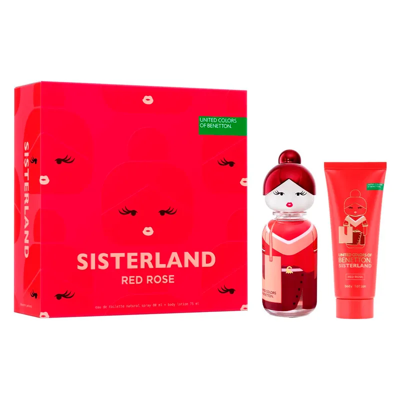 Set Sisterland Red Rose Benetton