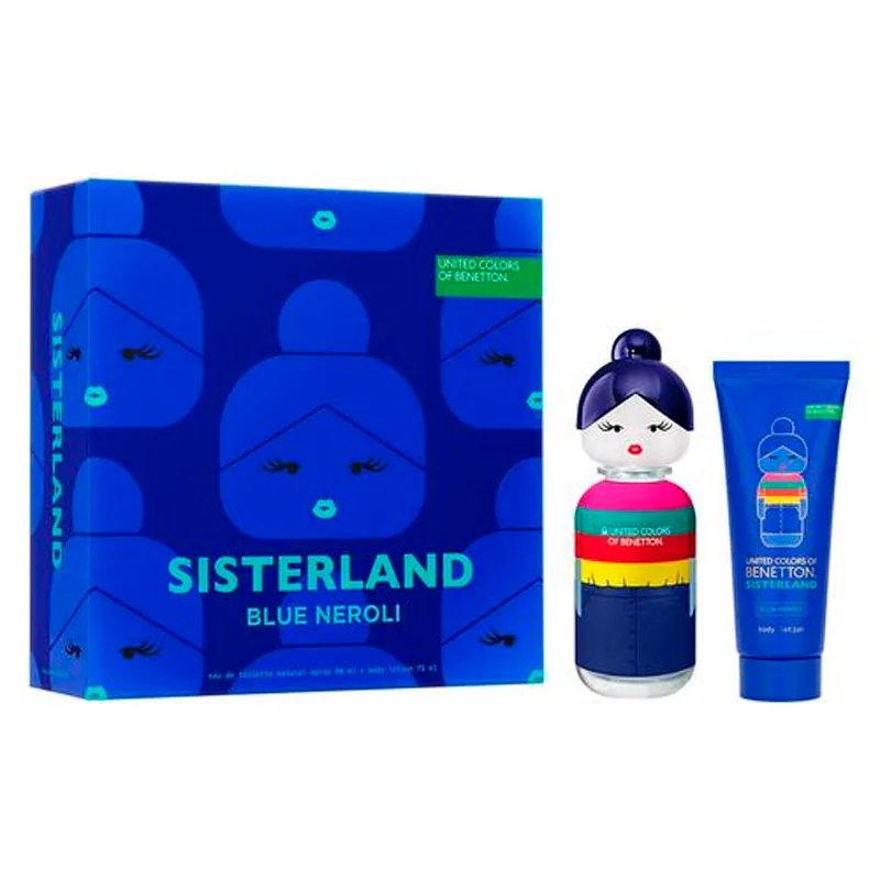 Set Sisterland Blue Neroli Benetton