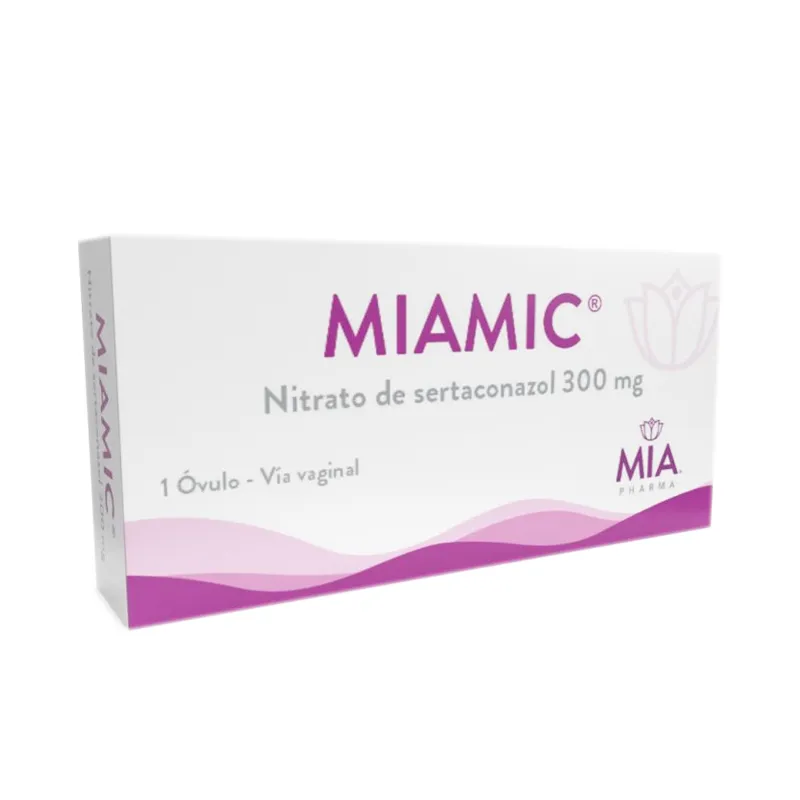 Miamic Nitrato de Sertaconazol 300 mg - Cont. 1 Ovulo