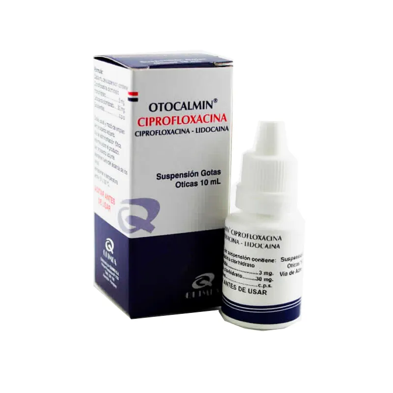 Otocalmin Ciprofloxacina - Gotas oticas 10mL