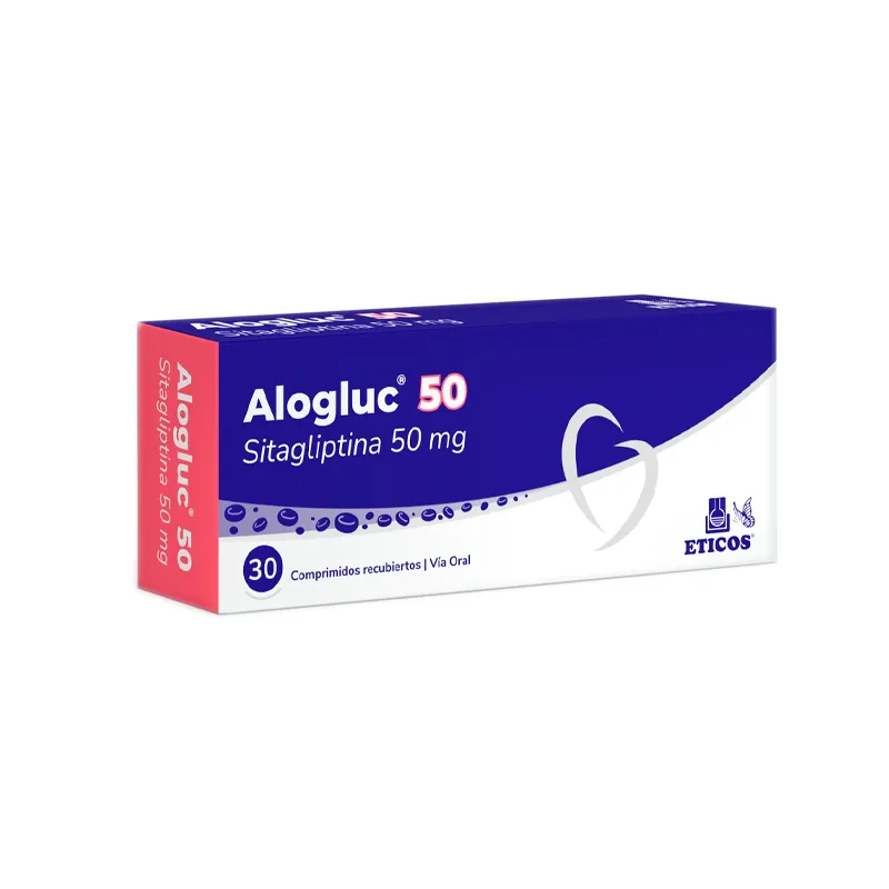 Alogluc Sitagliptina 50 mg - Cont. 30 Comprimidos Recubiertos