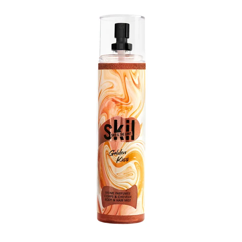 Body Loción Brillante Golden Kiss para el cuerpo y cabello Skil - 250mL