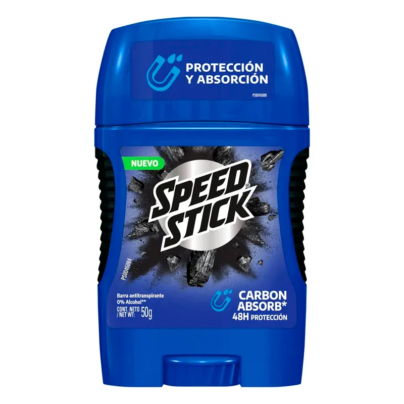 Antitranspirante Barra Speed Stick Carbon Absorb - 50g