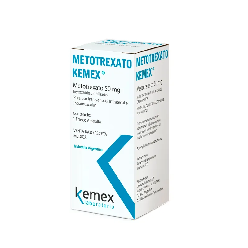 Metotrexato 50 mg Kemex - Cont. 1 Frasco Ampolla | Punto Farma