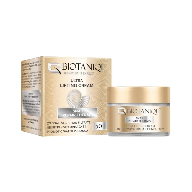 Crema Snail Reparadora Antiedad Ultra Lifting Biotaniqe - Cont. 50 mL