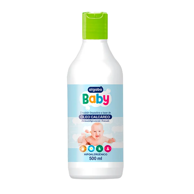 Emulsión Limpiadora Oleo Calcareo Algabo Baby - 500mL