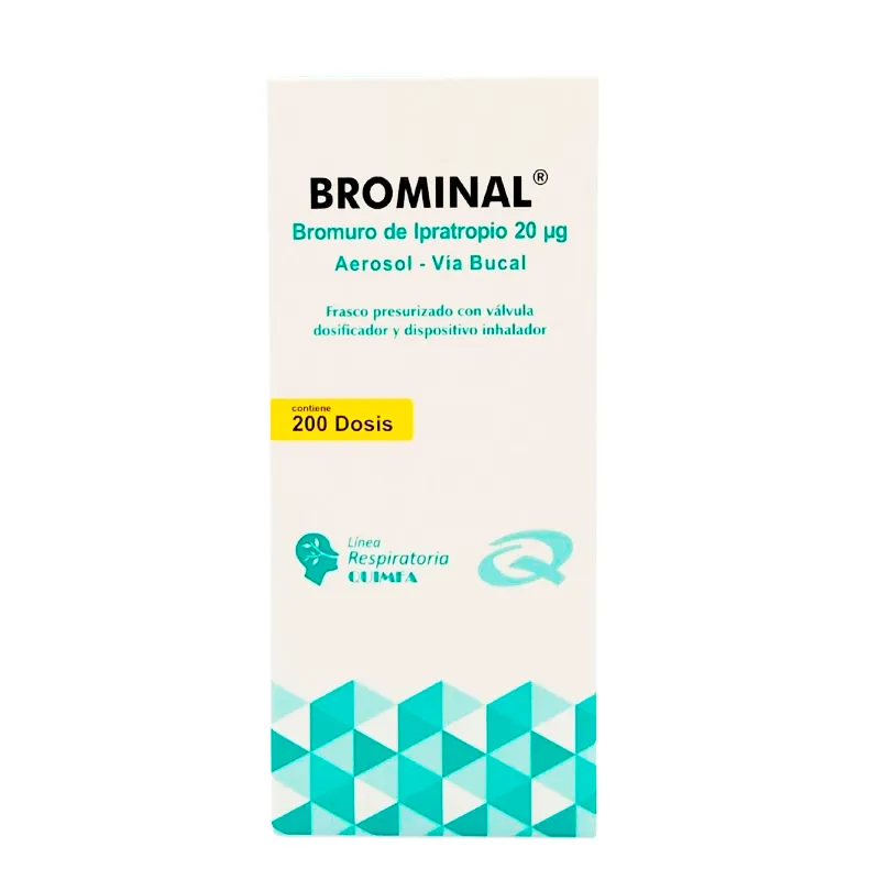 Brominal Bromuro de Ipratropio 20 mg - Aerosol de 200 Dosis