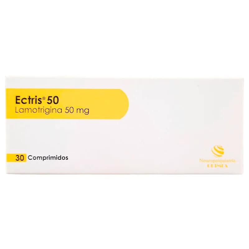 Ectris Lamotrigina 50 mg - Cont. 30 Comprimidos