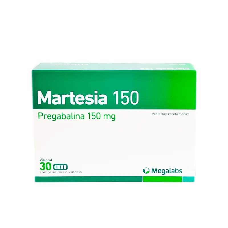 Martesia Pregabalina 150 mg - Cont. 30 Comprimidos