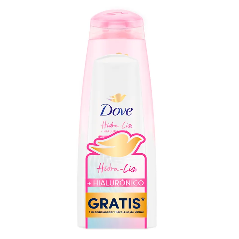 Shampoo Hidra-Liso 400mL + Acondicionador 200mL Dove