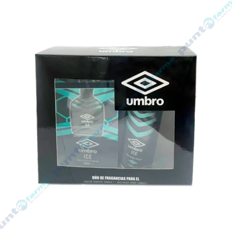 Pack Eau de Toilette Umbro Ice 100mL + Desodorante 150mL