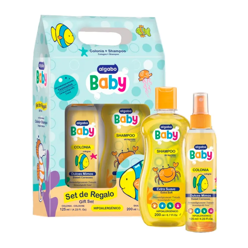 Set de Regalo Shampoo + Colonia Algabo Baby