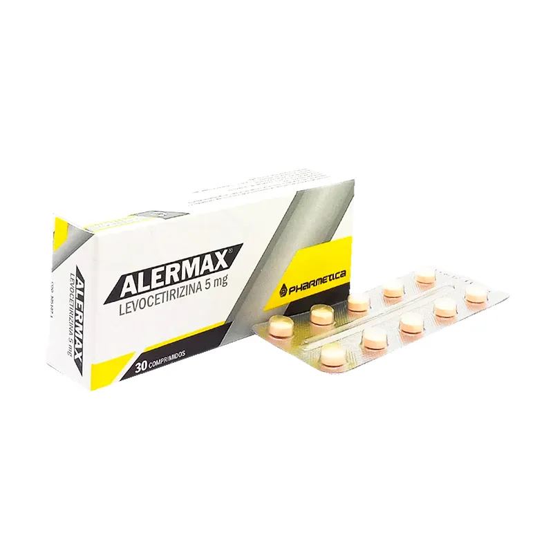 Alermax Levocetirizina 5 mg - Caja de 30 comprimidos