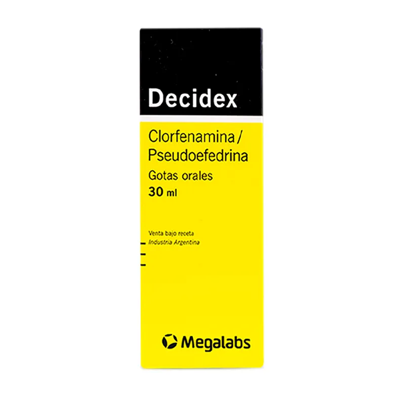 Decidex Clorfenamina Gotas - Cont. 30 mL