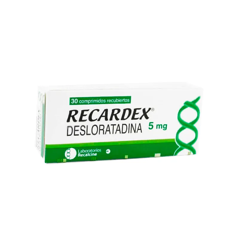 Recardex Desloratadina 5 mg - Caja de 30 comprimidos recubiertos