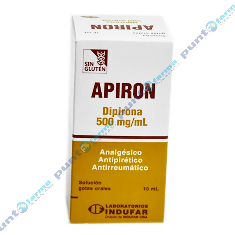 Apiron Dipirona 500 mg - Solucion Gotas 10 mL.