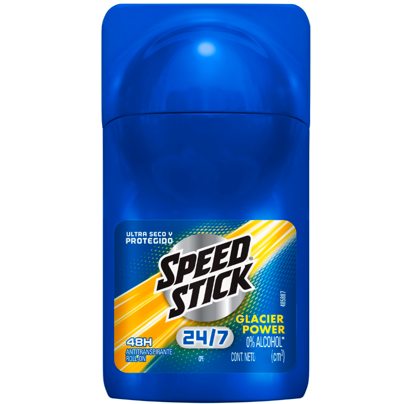 Desodorante Antitranspirante en Roll On Speed Stick Glacier Power ...