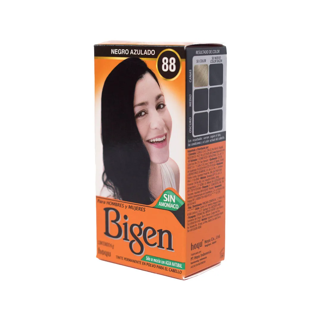 Tinte Permanente Powder Hair Nro. 88 Bigen - Frasco Polvo 6 gr.