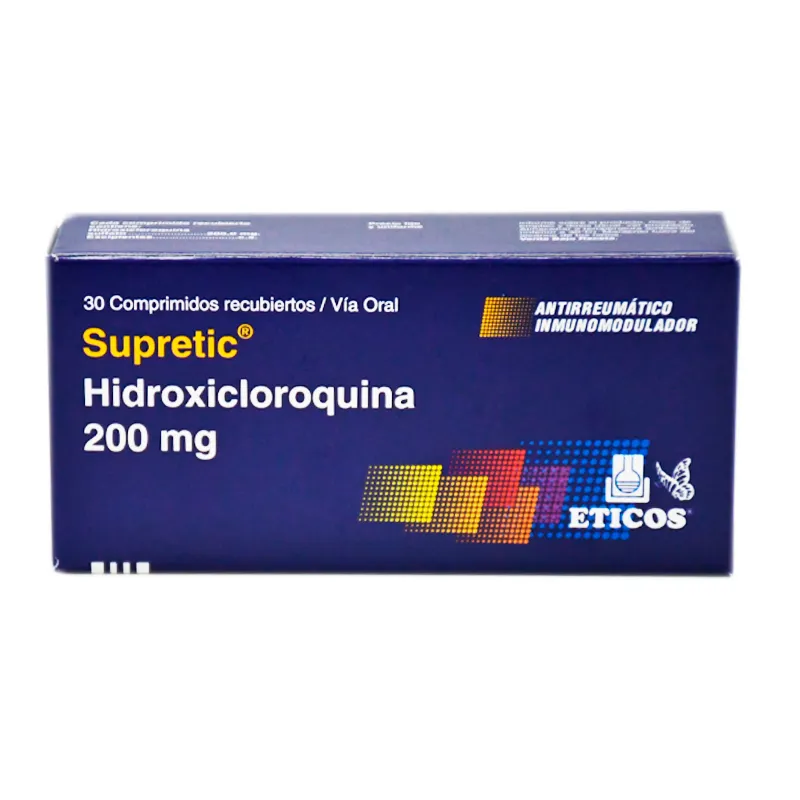 Supretic Hidroxicloroquina 200 mg - Caja 30 Comprimidos Recubiertos