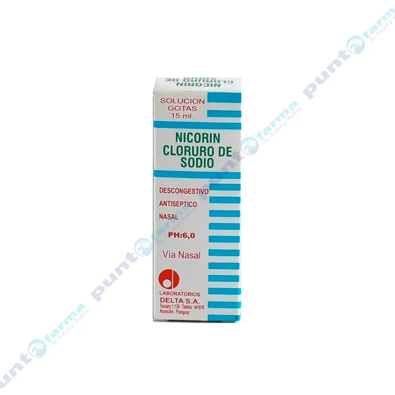 Nicorin Cloruro de Sodio - Solusión Gotas 15 ml